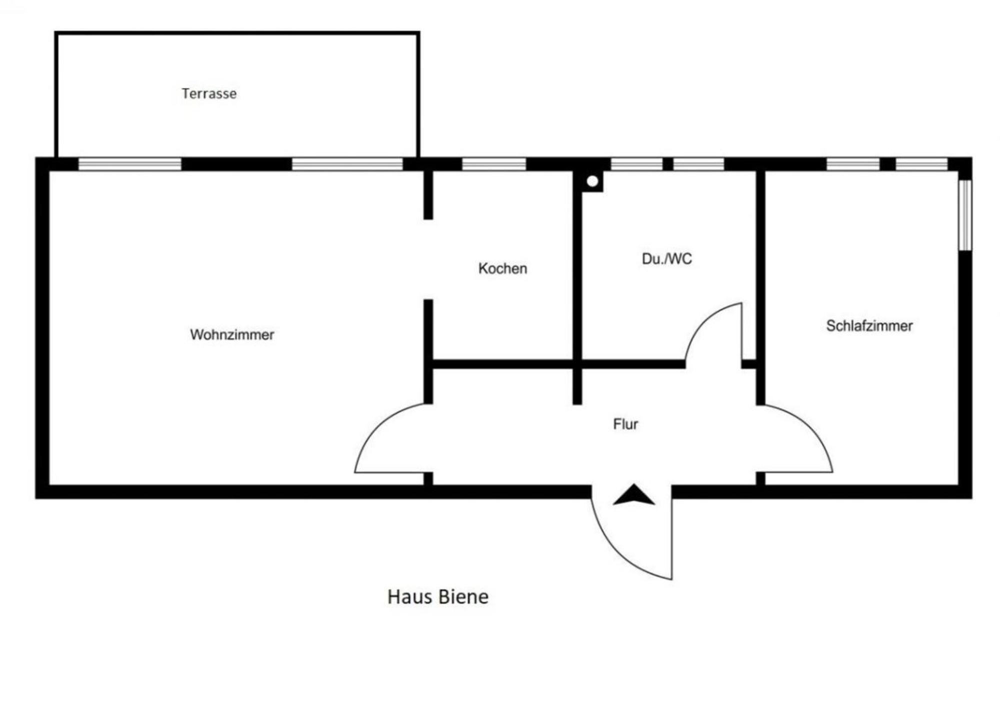 Ferienhaus Biene Am Siel Neufunnixsiel Eksteriør billede